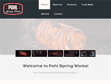 Tablet Screenshot of pohlsprings.com
